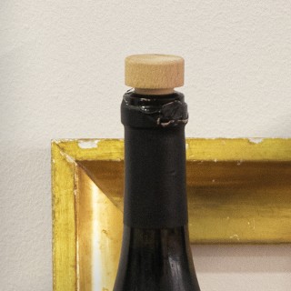 Tapón para botella de vino de madera